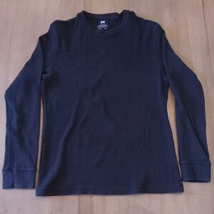 H&M Women's Black Long Sleeve Tee